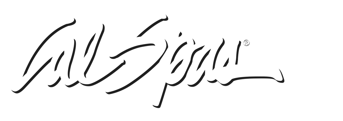 Calspas White logo hot tubs spas for sale Oakpark